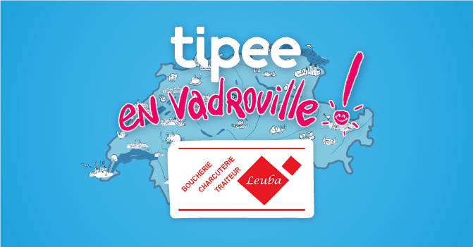 tipee en vadrouille à la boucherie Leuba